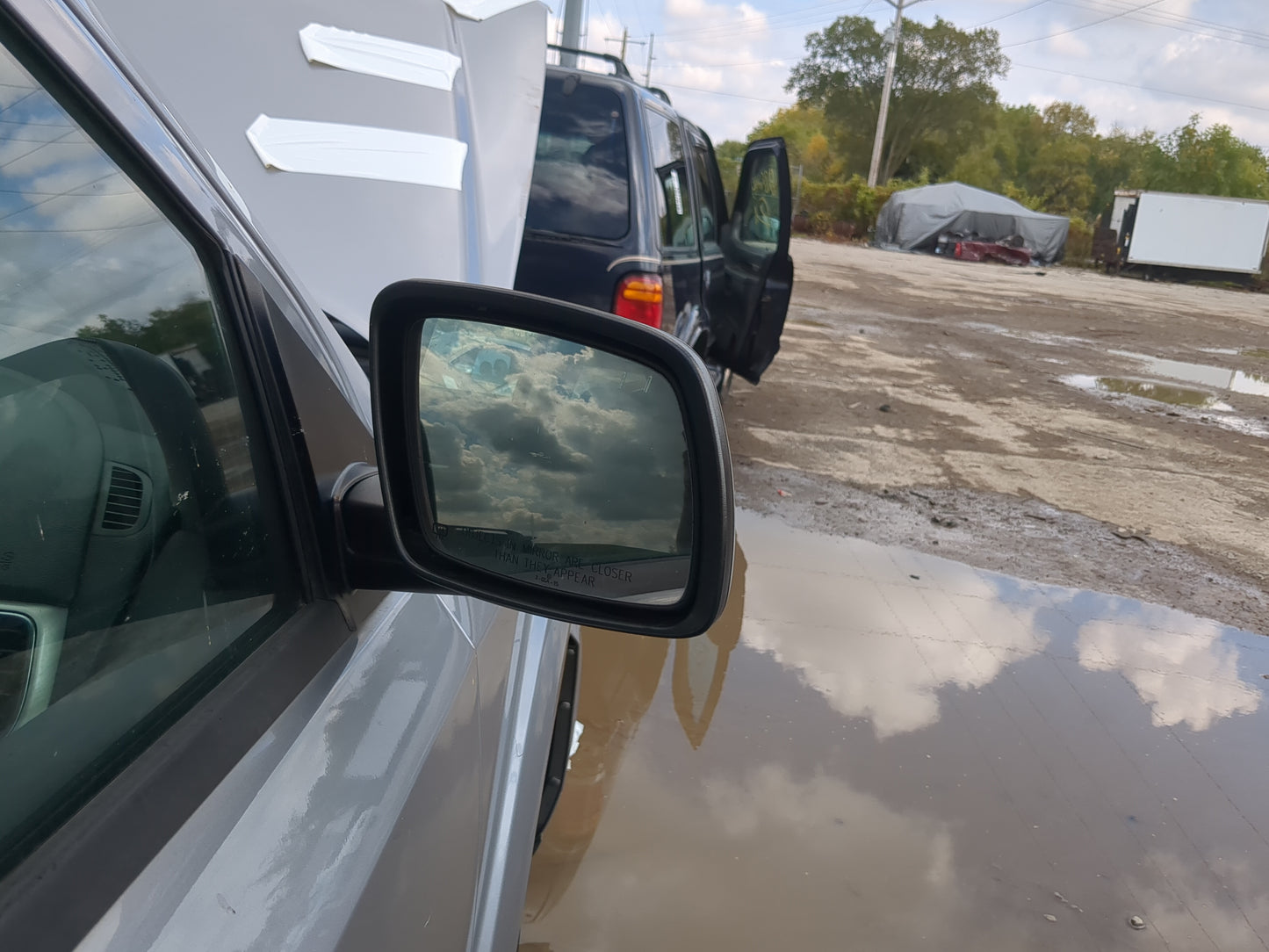 2015 Dodge Journey Passenger Side View Mirror - Right Door Mirror OEM Used - Oemusedautoparts1.com