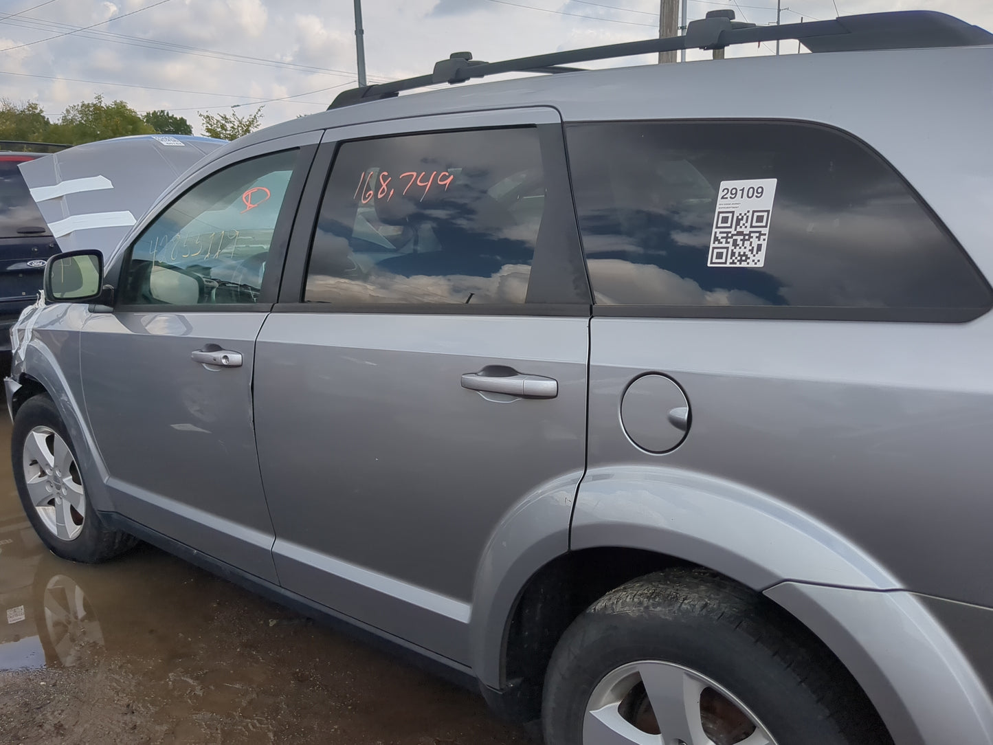 2015 Dodge Journey Driver Rear Door Oem - Oemusedautoparts1.com