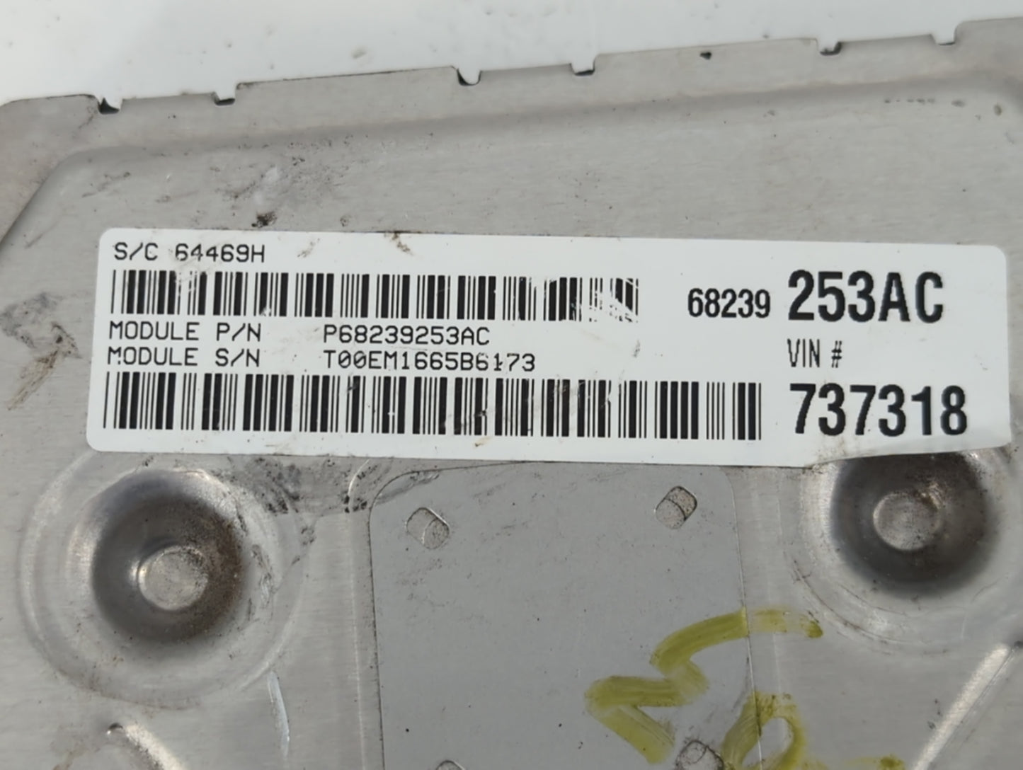 2015 Dodge Journey PCM Engine Control Computer ECU ECM PCU OEM P/N:P05150923AB Fits OEM Used Auto Parts - Oemusedautoparts1.