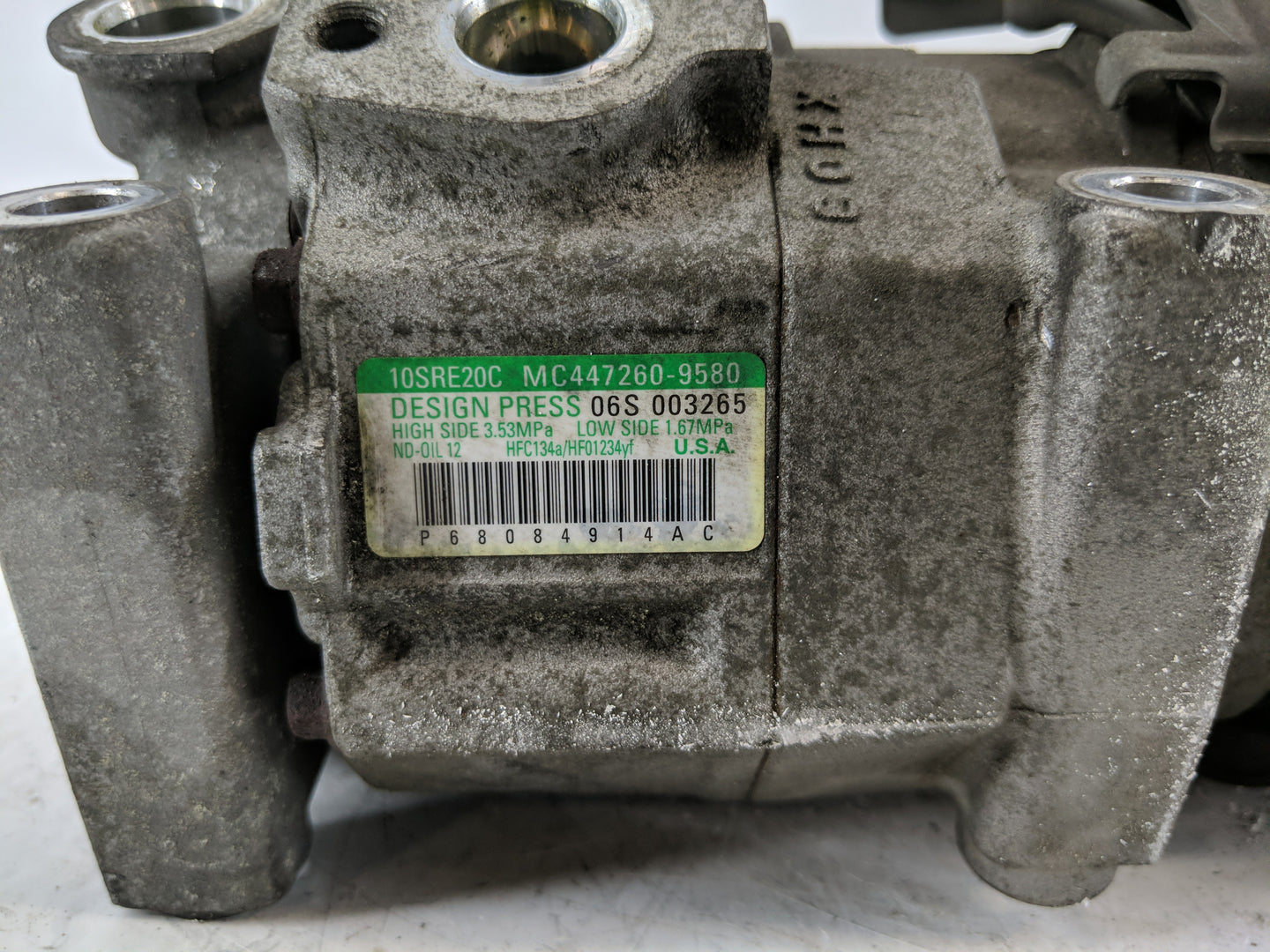 2011-2019 Dodge Journey Air Conditioning A/c Ac Compressor Oem - Oemusedautoparts1.com