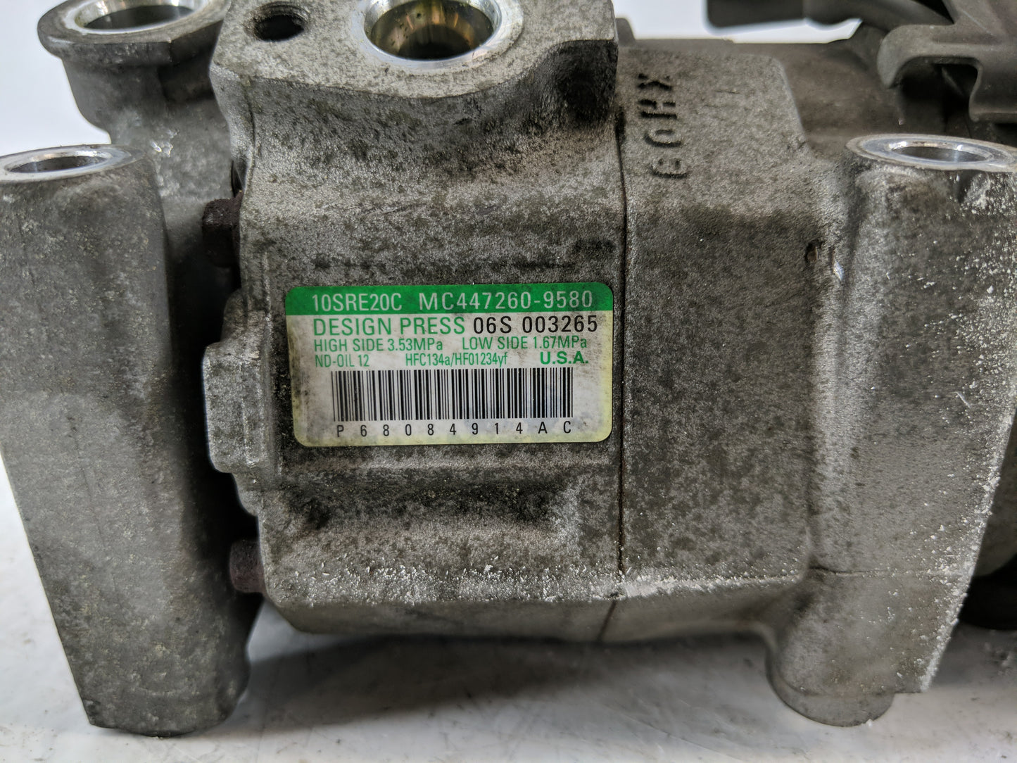 2011-2019 Dodge Journey Air Conditioning A/c Ac Compressor Oem - Oemusedautoparts1.com