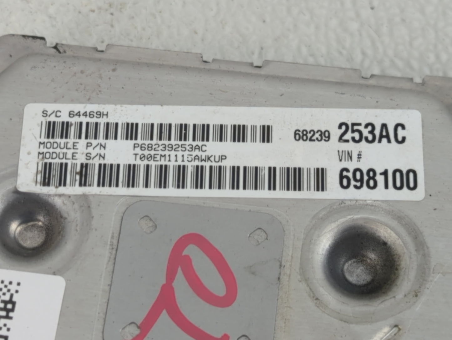 2015 Dodge Journey PCM Engine Control Computer ECU ECM PCU OEM P/N:P05150923AB Fits OEM Used Auto Parts - Oemusedautoparts1.