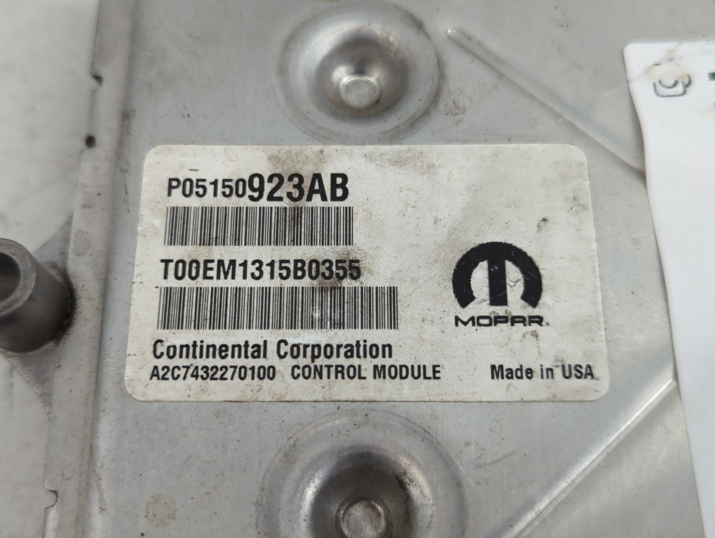 2015 Dodge Journey PCM Engine Control Computer ECU ECM PCU OEM P/N:P05150923AB 68239254AC Fits OEM Used Auto Parts - Oemused