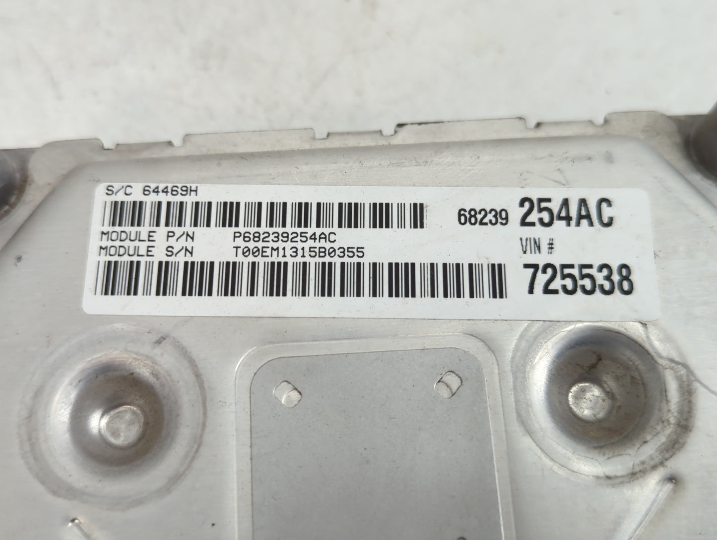 2015 Dodge Journey PCM Engine Control Computer ECU ECM PCU OEM P/N:P05150923AB 68239254AC Fits OEM Used Auto Parts - Oemused