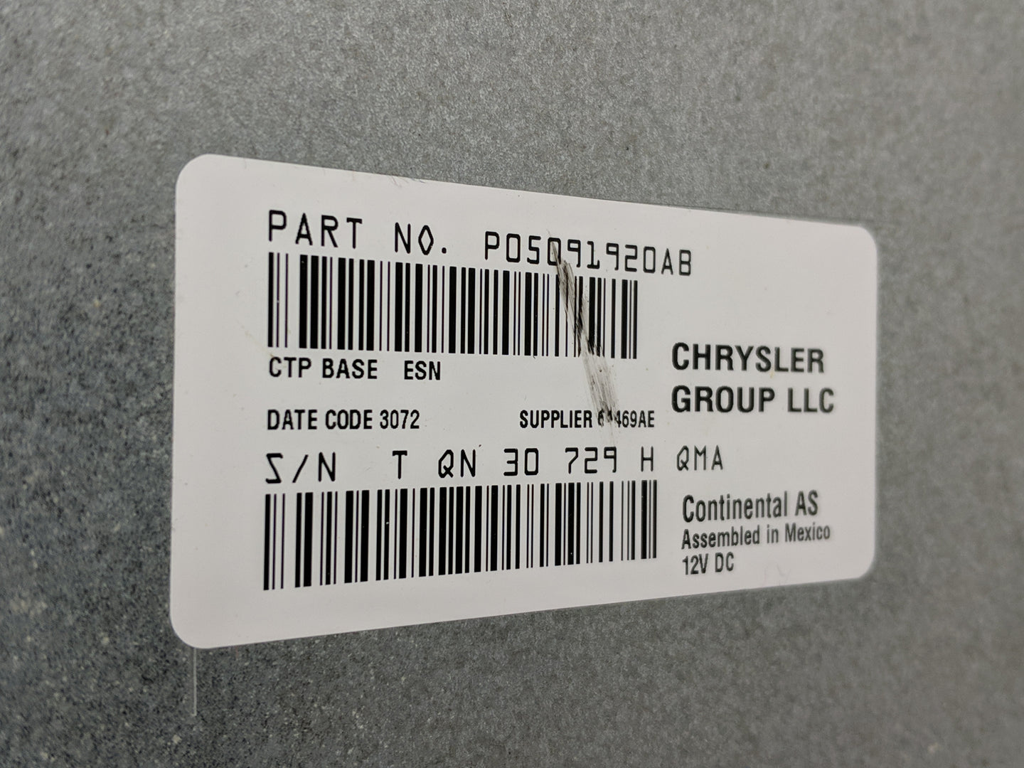 2018-2020 Dodge Journey Radio AM FM Cd Player Receiver Replacement P/N:P05091920AB P68209665AD Fits Fits 2018 2019 2020 OEM 