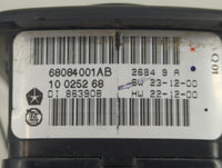2011-2019 Dodge Journey Master Power Window Switch Replacement Driver Side Left P/N:68084001AB Fits OEM Used Auto Parts - Oe