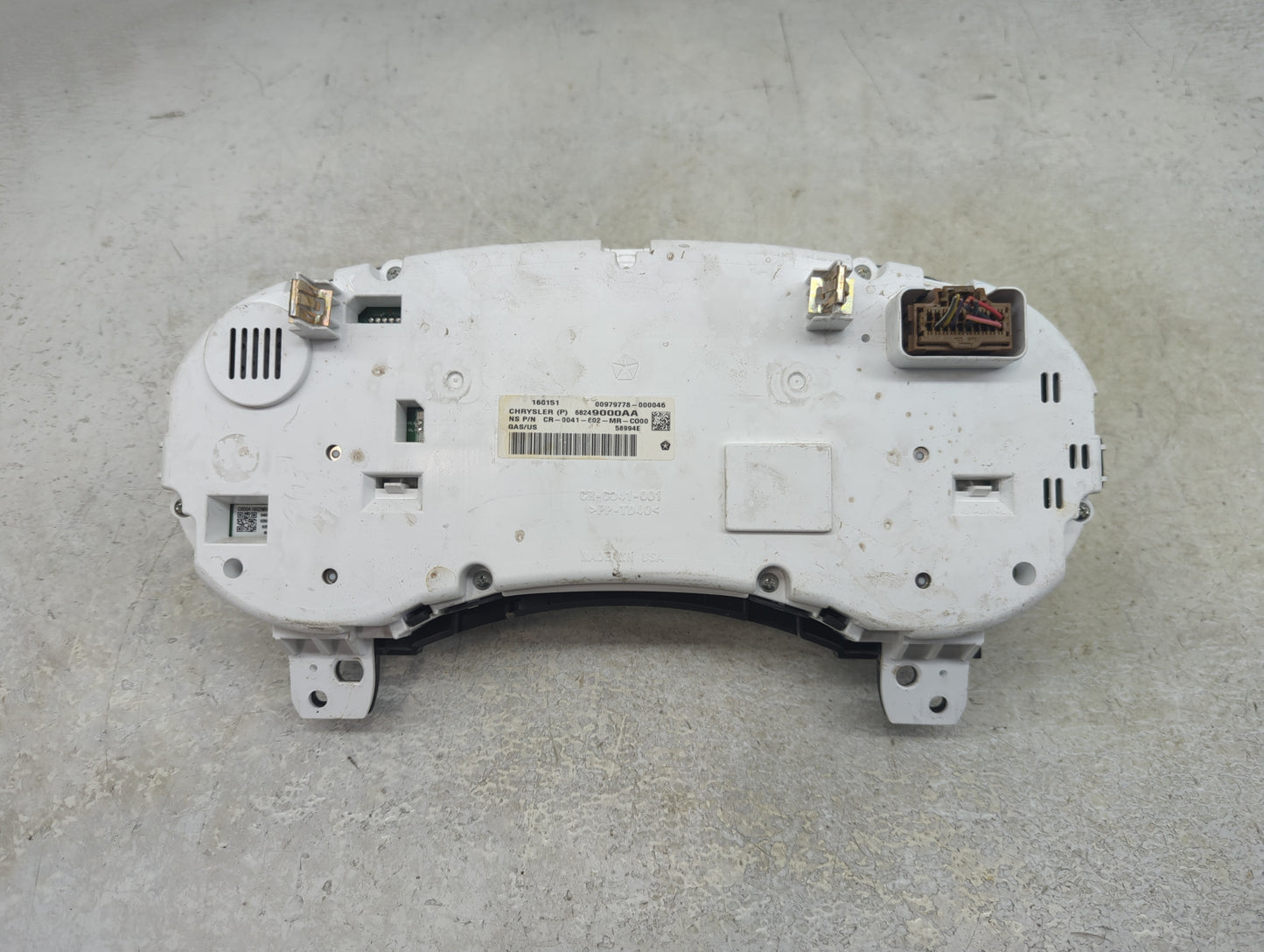 2015 Dodge Journey Instrument Cluster Speedometer Gauges P/N:68249000AA Fits OEM Used Auto Parts - Oemusedautoparts1.com