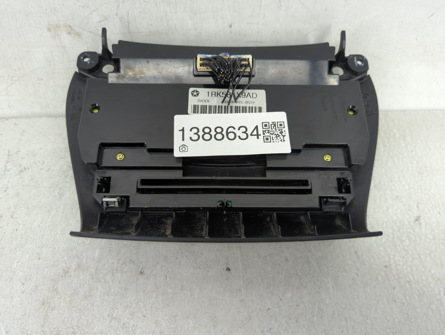 2015 Dodge Journey Climate Control Module Temperature AC/Heater Replacement P/N:1RK581X9AD Fits OEM Used Auto Parts - Oemuse