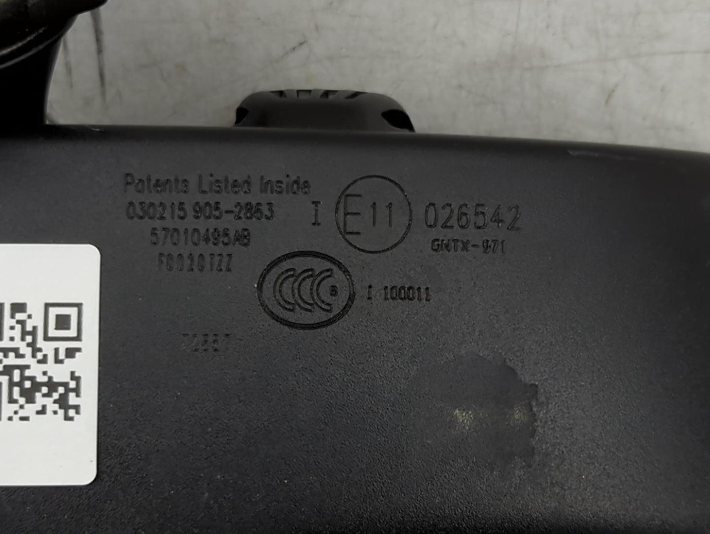 2015 Dodge Journey Interior Rear View Mirror Replacement OEM P/N:57010495AB Fits OEM Used Auto Parts - Oemusedautoparts1.com