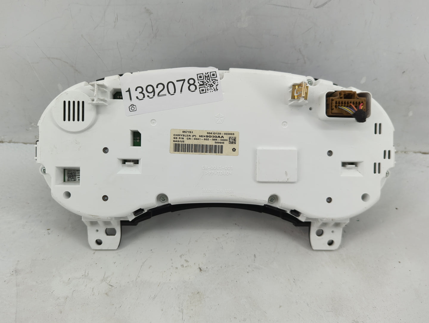 2015 Dodge Journey Instrument Cluster Speedometer Gauges P/N:68249000AA Fits OEM Used Auto Parts - Oemusedautoparts1.com