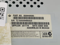 2015 Dodge Journey Information Display Screen - Oemusedautoparts1.com