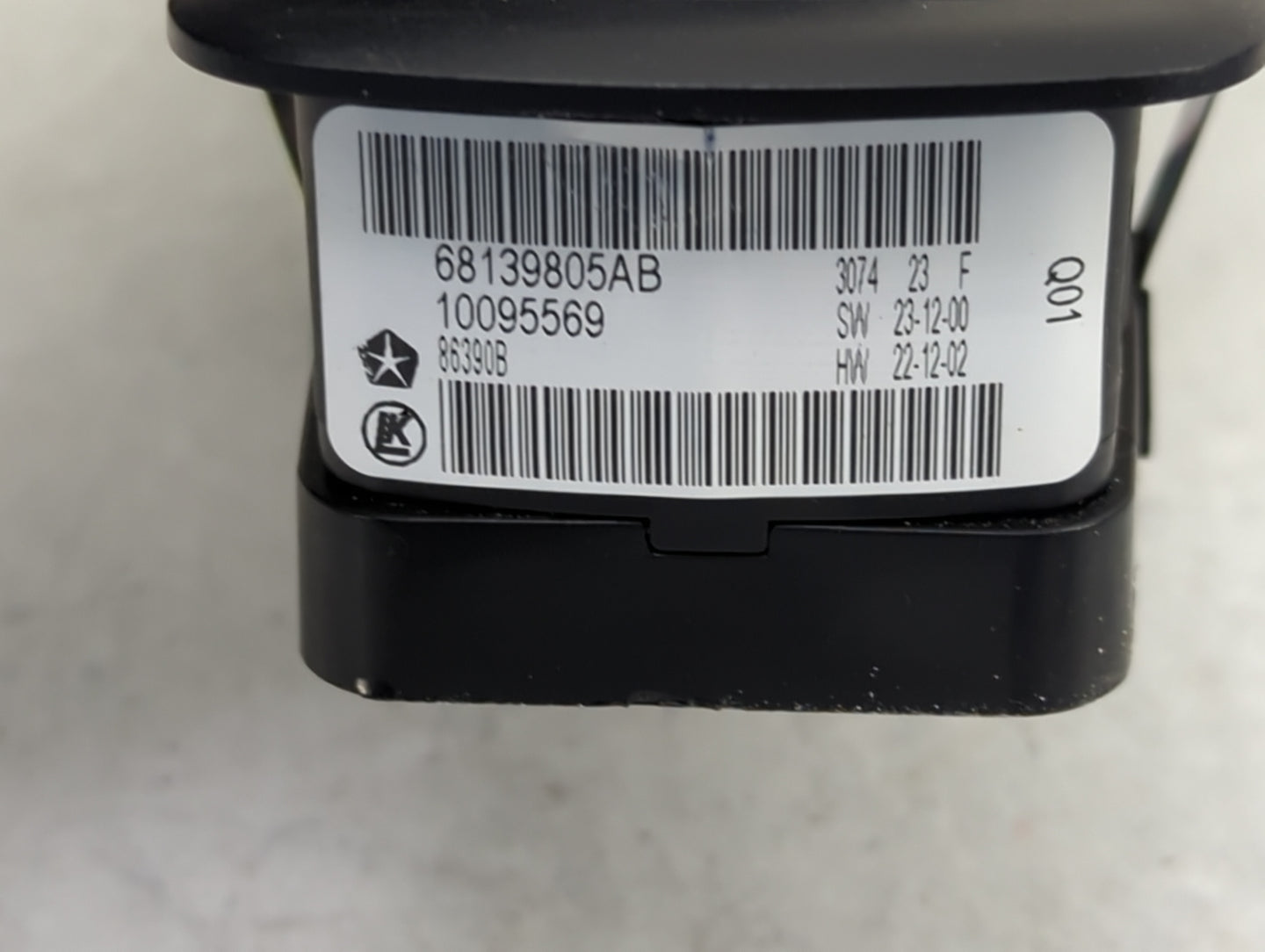 2011-2019 Dodge Journey Master Power Window Switch Replacement Driver Side Left P/N:68139805AB Fits OEM Used Auto Parts - Oe