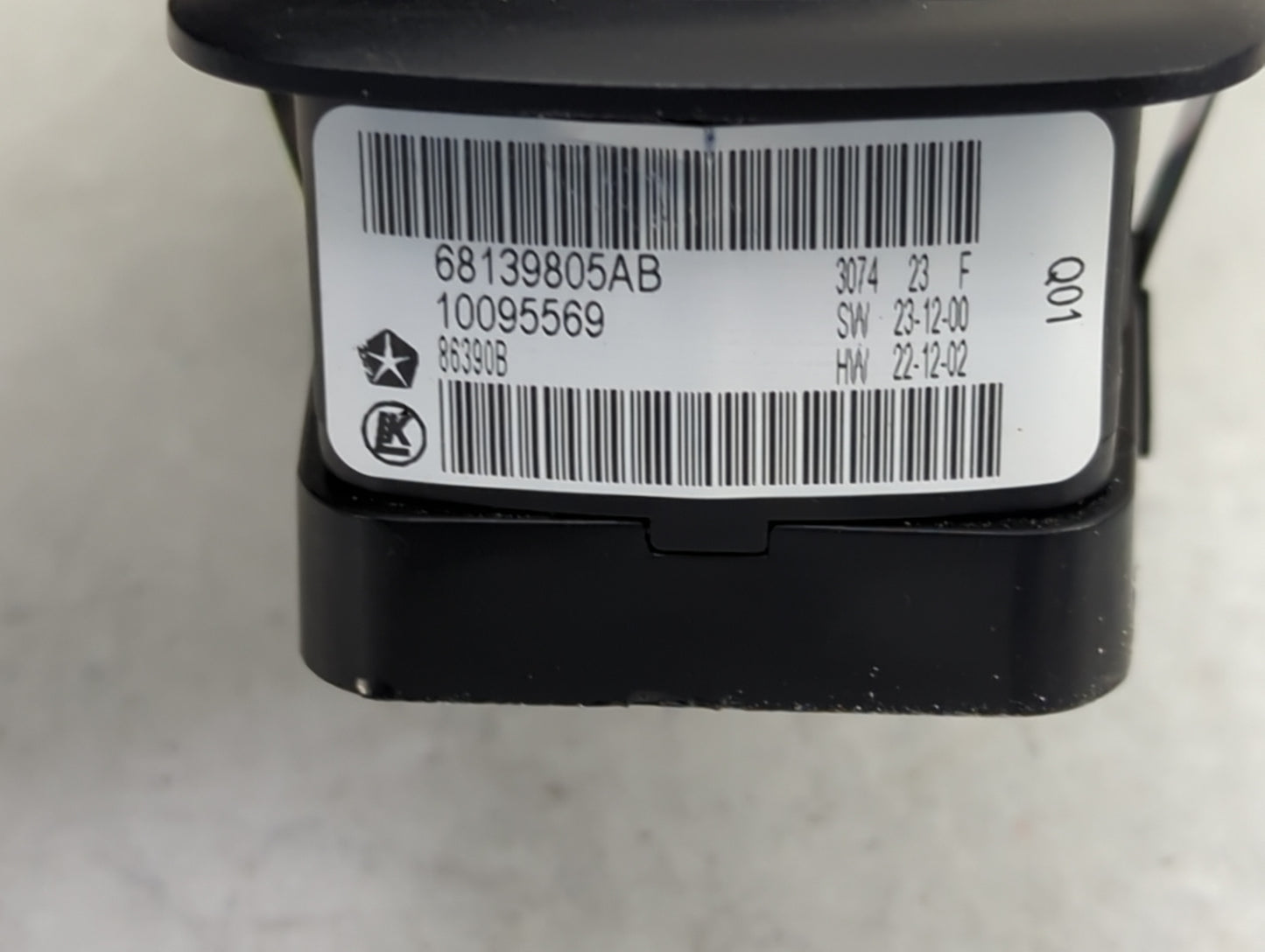 2011-2019 Dodge Journey Master Power Window Switch Replacement Driver Side Left P/N:68139805AB Fits OEM Used Auto Parts - Oe