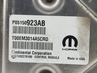 2015 Dodge Journey PCM Engine Control Computer ECU ECM PCU OEM P/N:P05150923AB T00EM3014A5CRD, A2C7432270100, 68229253AC Fit