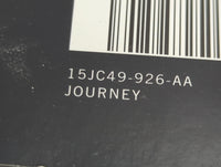2015 Dodge Journey Owners Manual Book Guide P/N:15JC49-926-AA OEM Used Auto Parts - Oemusedautoparts1.com