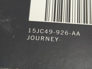2015 Dodge Journey Owners Manual Book Guide P/N:15JC49-926-AA OEM Used Auto Parts