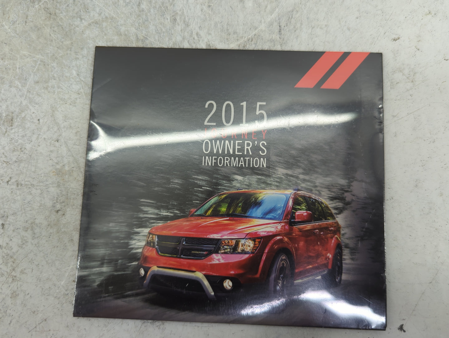 2015 Dodge Journey Owners Manual Book Guide P/N:15JC49-926-AA OEM Used Auto Parts - Oemusedautoparts1.com