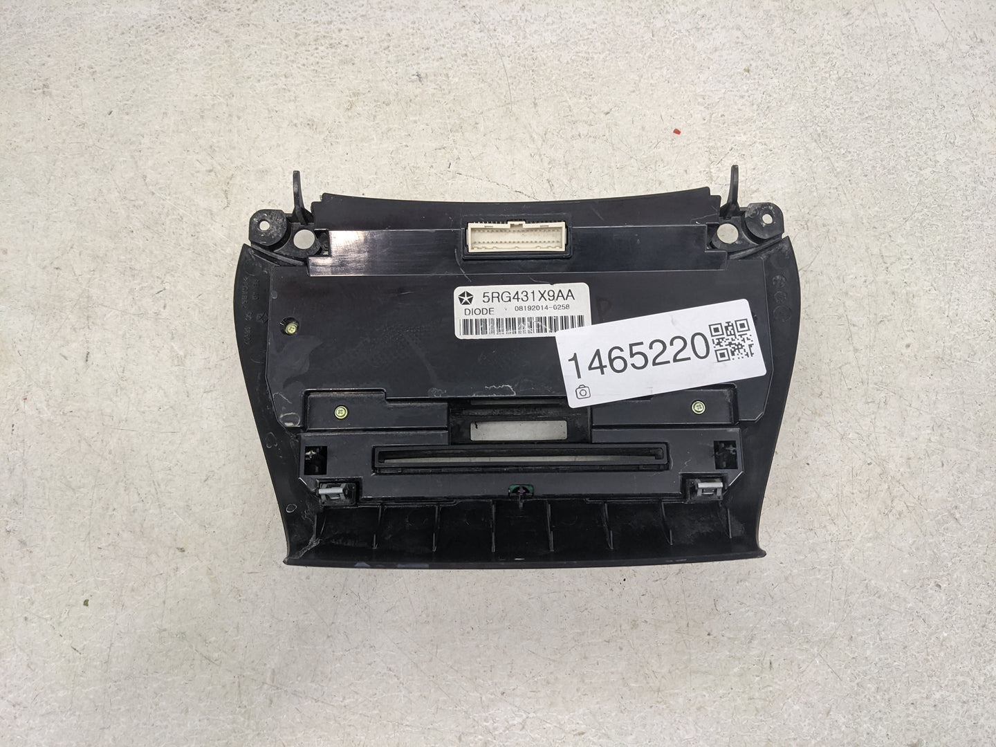 2015 Dodge Journey Climate Control Module Temperature AC/Heater Replacement P/N:5RG431X9AA Fits OEM Used Auto Parts - Oemuse
