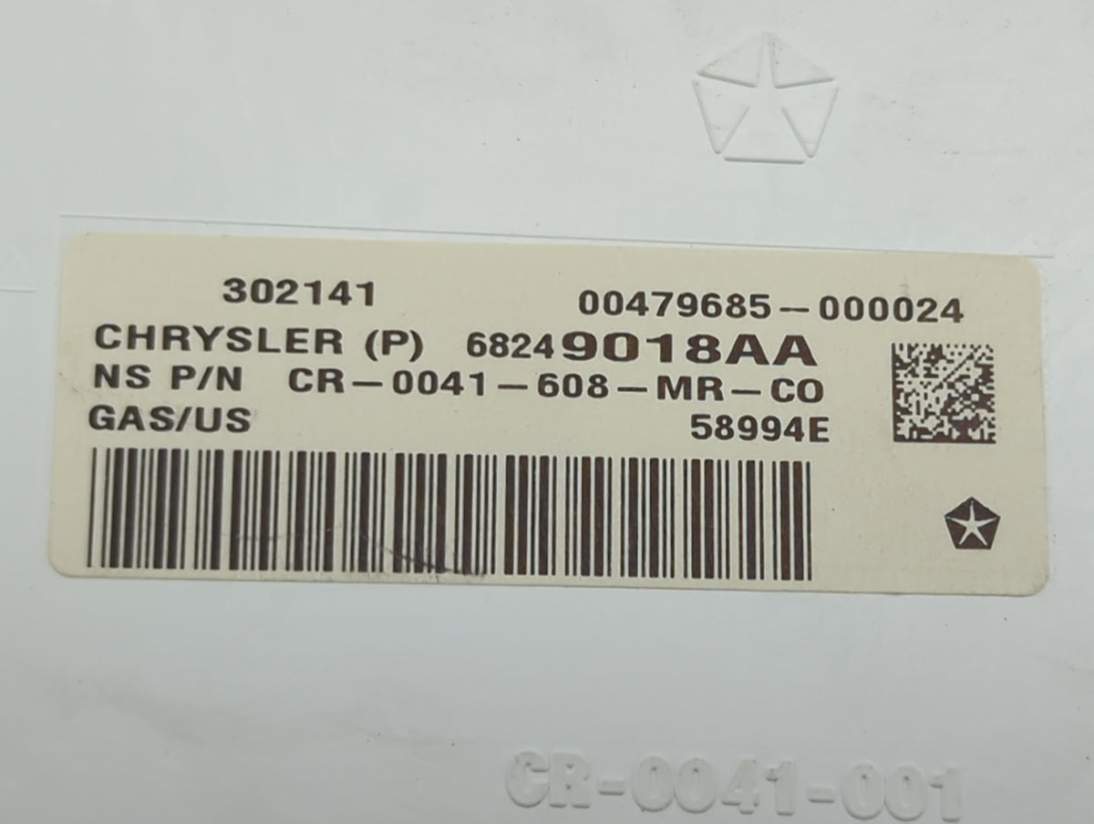 2015-2016 Dodge Journey Instrument Cluster Speedometer Gauges P/N:68249018AA CR-0041-608-MR-CO Miles: Fits Fits 2015 2016 OE