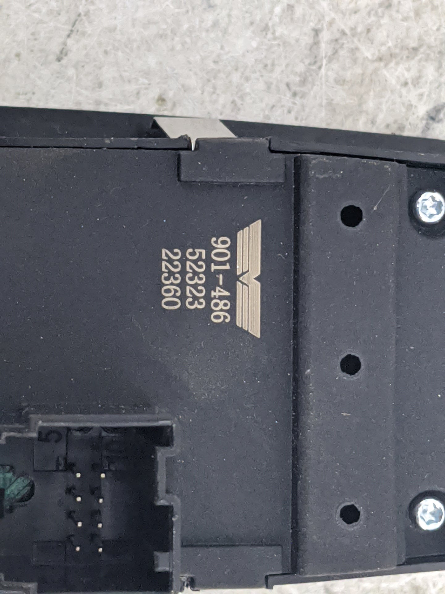 2015 Dodge Journey Master Power Window Switch Replacement Driver Side Left P/N:901-486 52323, 22360 Fits OEM Used Auto Parts