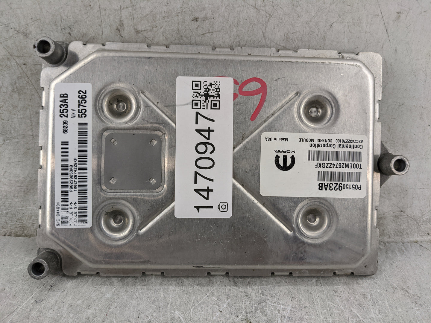 2015 Dodge Journey PCM Engine Control Computer ECU ECM PCU OEM P/N:P05150923AB T00EM2674ZZGKF, 68239253AB, A2C7432270100 Fit