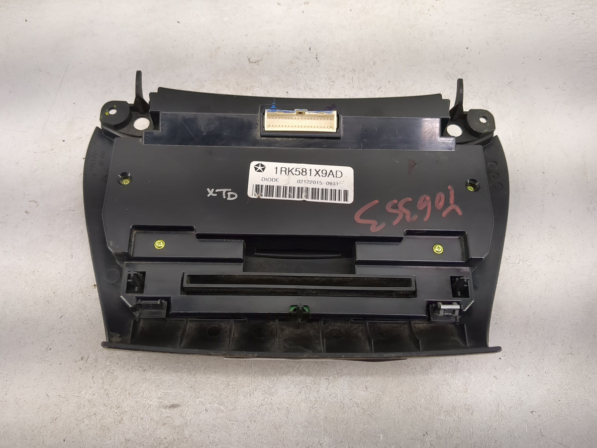 2011-2017 Dodge Journey Climate Control Module Temperature AC/Heater Replacement P/N:1RK581X9AD Fits OEM Used Auto Parts - O