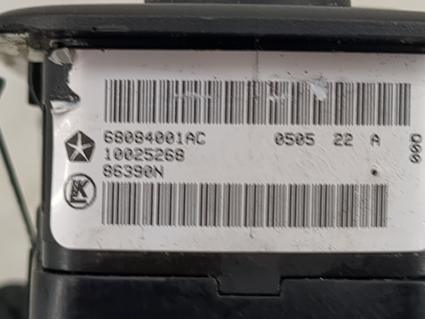 2015 Dodge Journey Master Power Window Switch Replacement Driver Side Left P/N:68084001AC 10025268, 86390N Fits OEM Used Aut