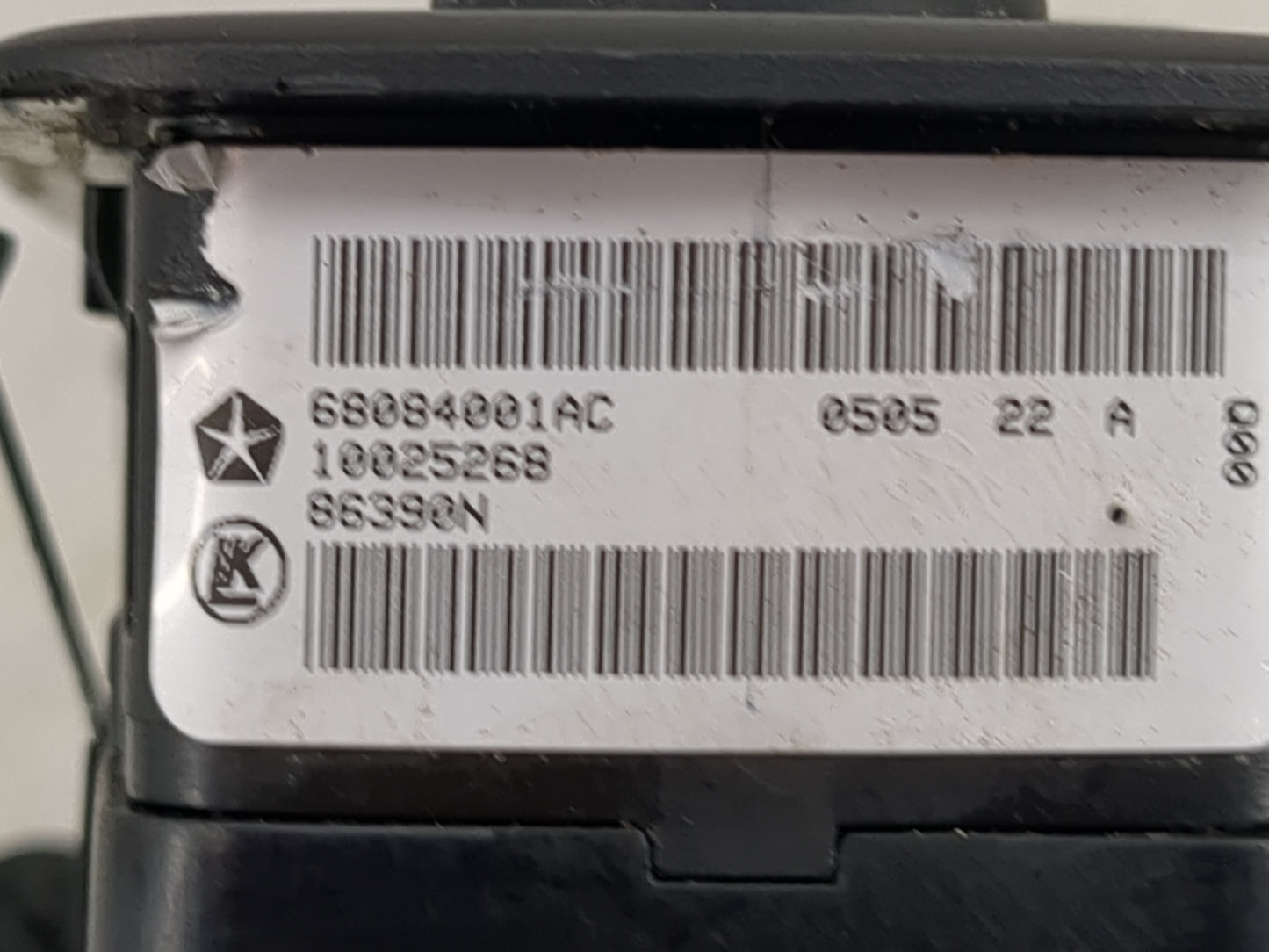 2015 Dodge Journey Master Power Window Switch Replacement Driver Side Left P/N:68084001AC 10025268, 86390N Fits OEM Used Aut