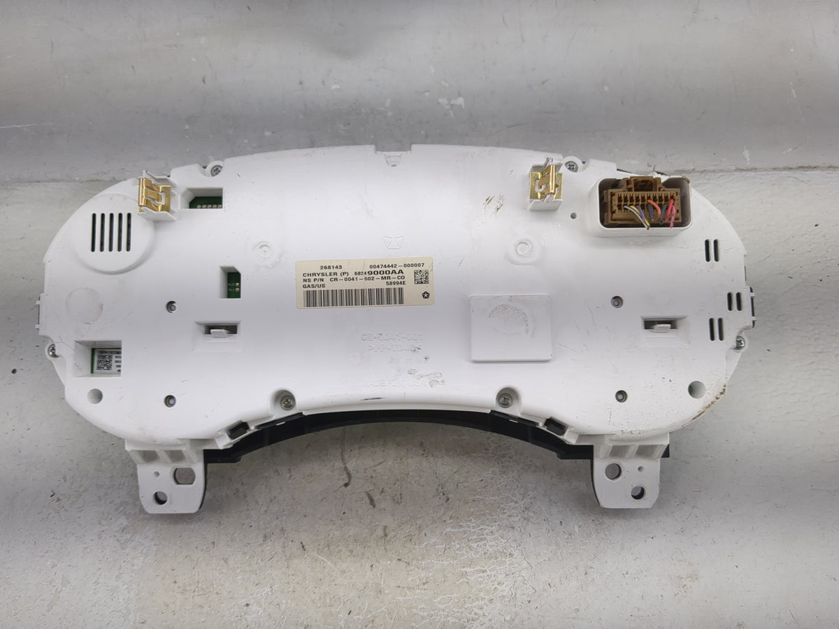 2015 Dodge Journey Instrument Cluster Speedometer Gauges P/N:68249000AA CR-0041-602-MR-CO Miles:109K Fits OEM Used Auto Part