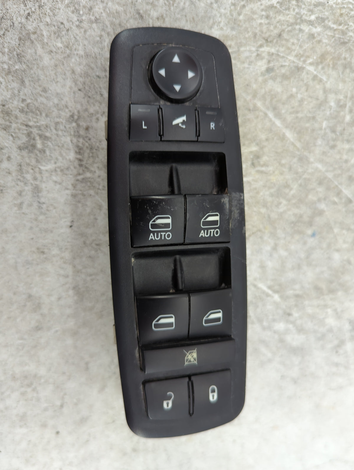2015 Dodge Journey Master Power Window Switch Replacement Driver Side Left Fits OEM Used Auto Parts - Oemusedautoparts1.com