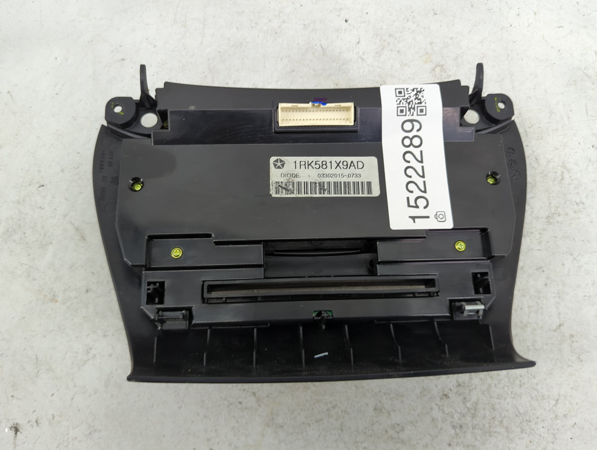 2011-2017 Dodge Journey Climate Control Module Temperature AC/Heater Replacement P/N:1RK581X9AD Fits OEM Used Auto Parts - O