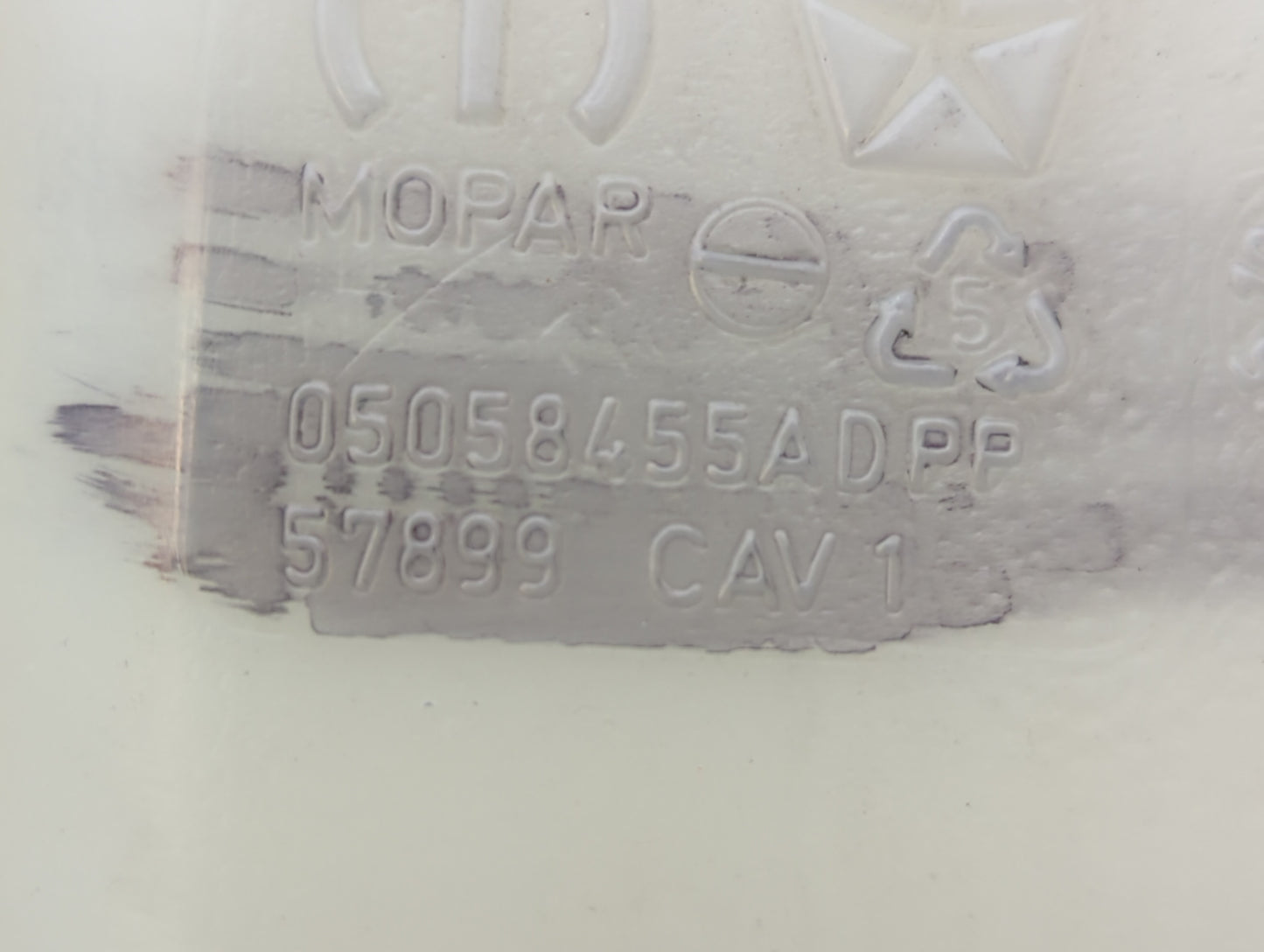 2009-2019 Dodge Journey Radiator Coolant Overflow Expansion Tank Bottle 535542 - Oemusedautoparts1.com