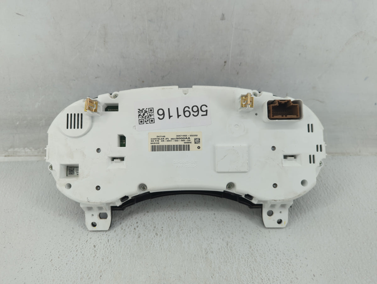 2015-2016 Dodge Journey Instrument Cluster Speedometer Gauges P/N:00471552-302252 68249000AA Miles: Fits Fits 2015 2016 OEM 