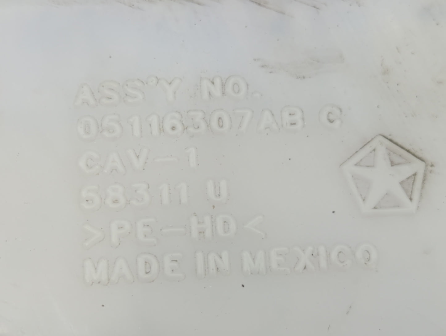 2015 Dodge Journey Windshield Washer Fluid Reservoir Bottle Oem - Oemusedautoparts1.com