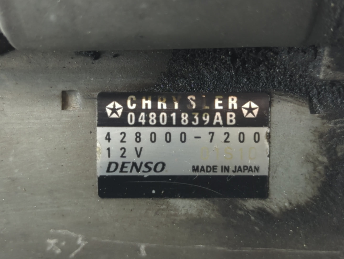 2011-2019 Dodge Journey Car Starter Motor Solenoid OEM P/N:428000-7200 Fits OEM Used Auto Parts - Oemusedautoparts1.com