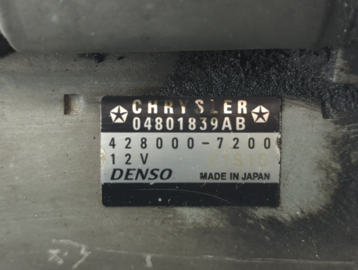 2011-2019 Dodge Journey Car Starter Motor Solenoid OEM P/N:428000-7200 Fits OEM Used Auto Parts - Oemusedautoparts1.com