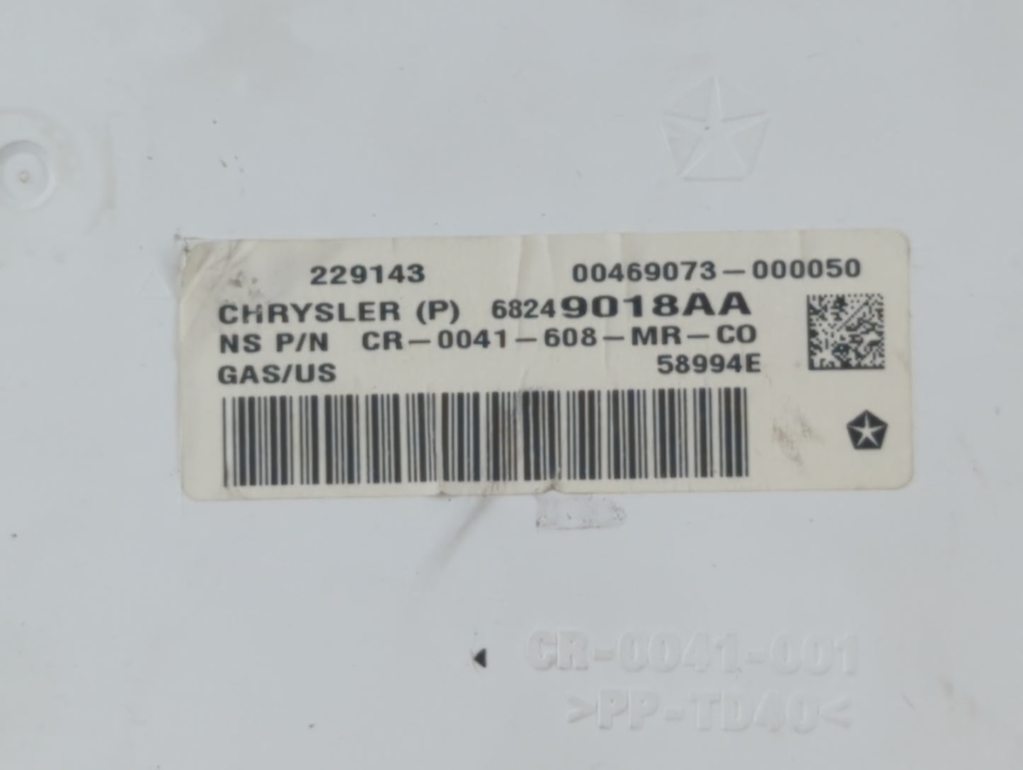 2015 Dodge Journey Instrument Cluster Speedometer Gauges P/N:CR-0041-608-MR-C0 68249018AA Fits OEM Used Auto Parts - Oemused