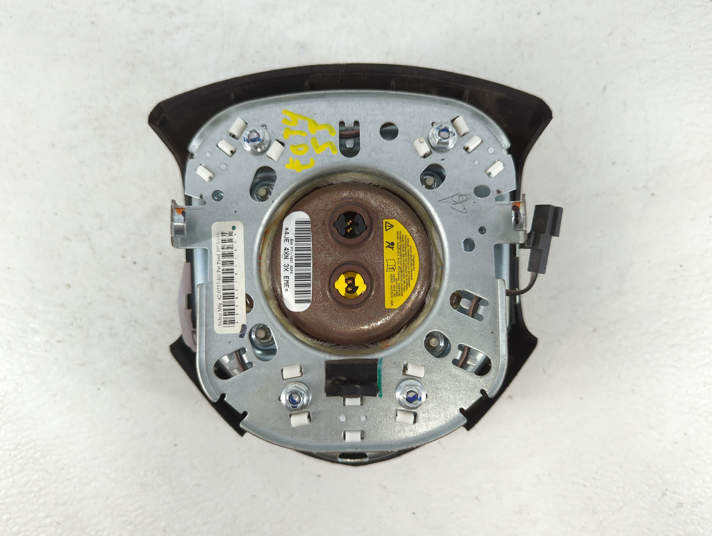 2020 Dodge Journey Air Bag Driver Left Steering Wheel Mounted P/N:4JE 8XN 3X Fits OEM Used Auto Parts - Oemusedautoparts1.co