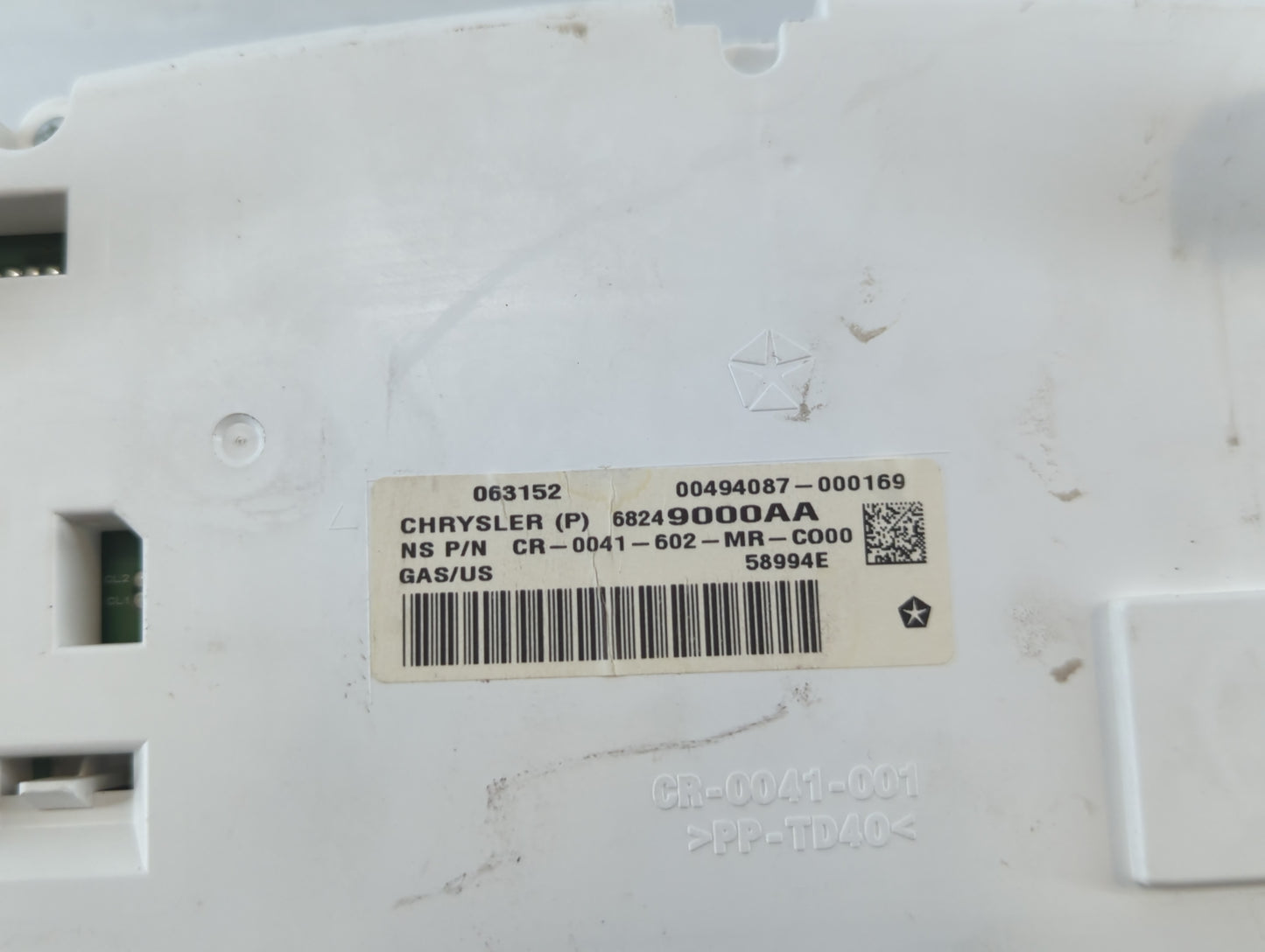 2015 Dodge Journey Instrument Cluster Speedometer Gauges P/N:68249000AA Fits OEM Used Auto Parts - Oemusedautoparts1.com