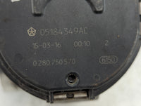 2011-2019 Dodge Journey Throttle Body P/N:0 280 750 570 05184349AC Fits OEM Used Auto Parts - Oemusedautoparts1.com