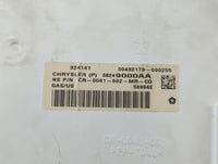 2015 Dodge Journey Instrument Cluster Speedometer Gauges P/N:68249000AA Fits OEM Used Auto Parts - Oemusedautoparts1.com
