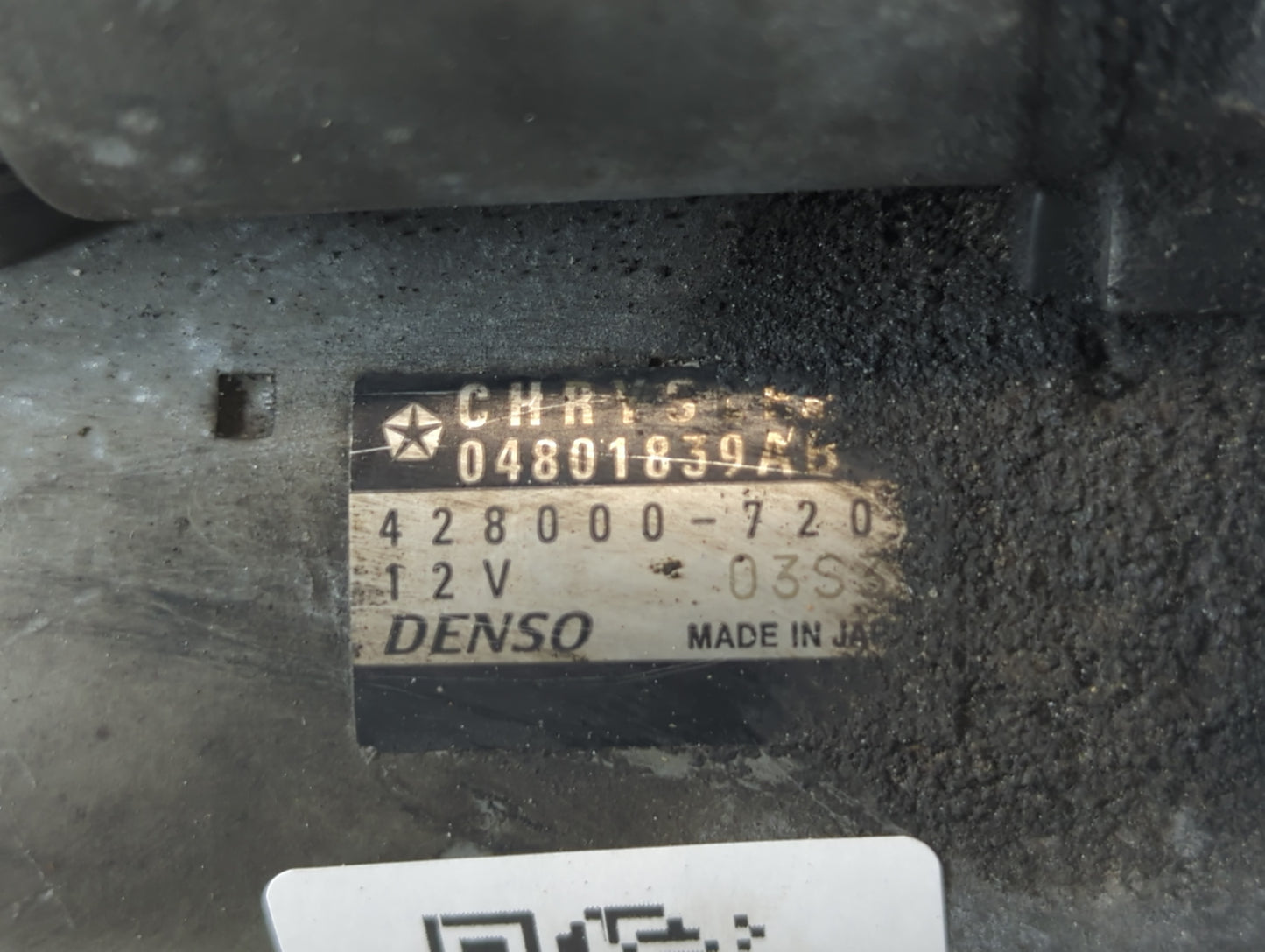 2011-2019 Dodge Journey Car Starter Motor Solenoid OEM P/N:04801839AB 428000-7200 Fits OEM Used Auto Parts - Oemusedautopart