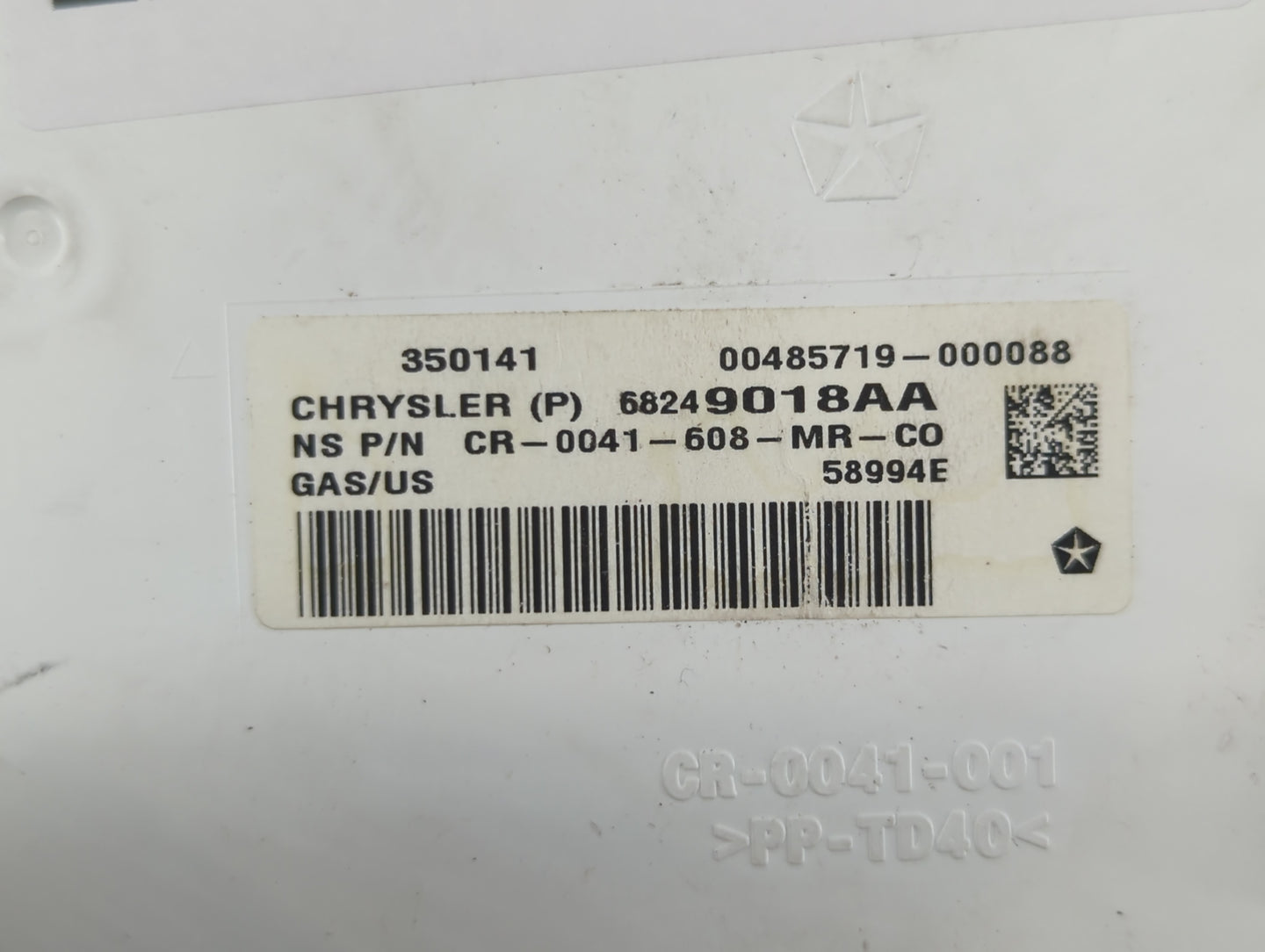 2015 Dodge Journey Instrument Cluster Speedometer Gauges P/N:68249018AA Fits OEM Used Auto Parts - Oemusedautoparts1.com