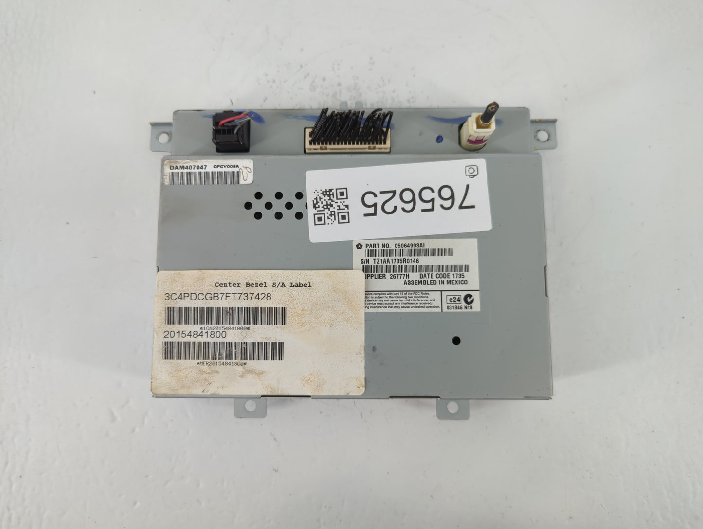 2015 Dodge Journey Information Display Screen - Oemusedautoparts1.com
