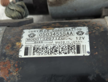 2009-2020 Dodge Journey Car Starter Motor Solenoid OEM P/N:M000T32071ZC 05034555AA Fits OEM Used Auto Parts