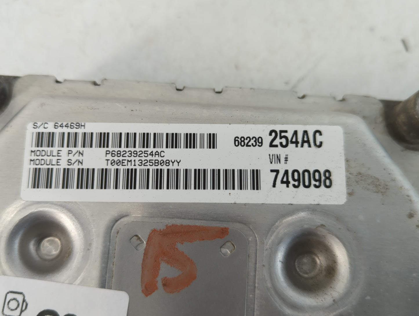 2015 Dodge Journey PCM Engine Control Computer ECU ECM PCU OEM P/N:68239254AC 68239253AC, P05150923AB Fits OEM Used Auto Par