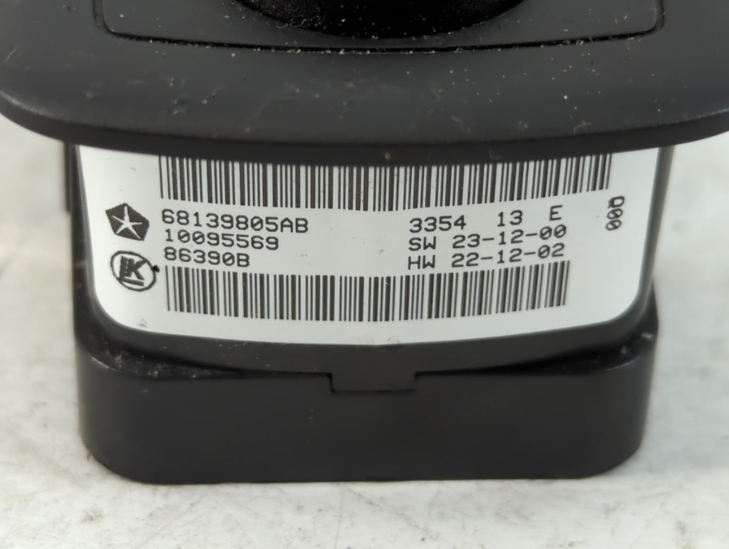 2011-2019 Dodge Journey Master Power Window Switch Replacement Driver Side Left P/N:68139805AB Fits OEM Used Auto Parts - Oe