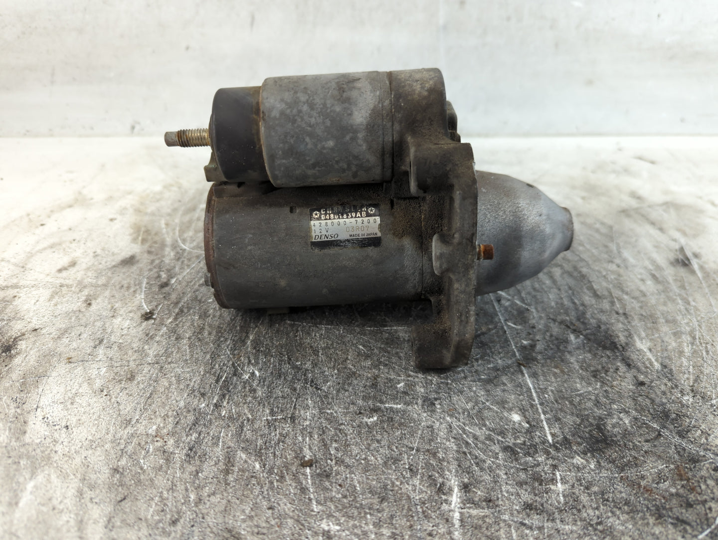 2011-2019 Dodge Journey Car Starter Motor Solenoid OEM P/N:428000-7200 04801839AB Fits OEM Used Auto Parts - Oemusedautopart