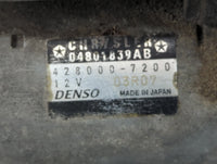 2011-2019 Dodge Journey Car Starter Motor Solenoid OEM P/N:428000-7200 04801839AB Fits OEM Used Auto Parts - Oemusedautopart