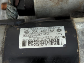 2009-2020 Dodge Journey Car Starter Motor Solenoid OEM P/N:5034555AA Fits OEM Used Auto Parts